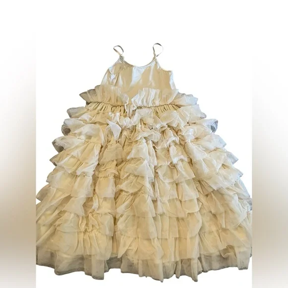 Masala Kids girls ruffle dress with beading detail 10 years - Picture 4 of 4